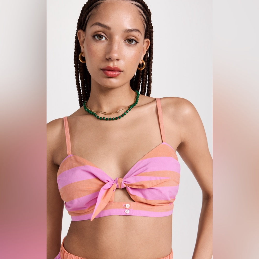 Xirena Gigi top pomelo stripe NWT lg